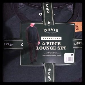 Mens Pajama set green and dark grey